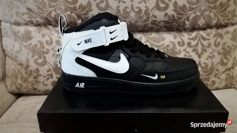 Nike air force 1 mid '07 LV8 czarn rozmiary Warszawa Buty sportowe Męskie Nike Air Force 1 Mid r. 44,5 Warszawa