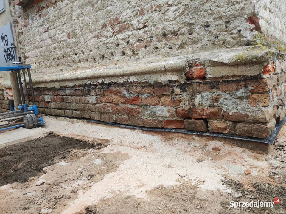 Osuszanie budynków podcinanie ścian mazowieckie Warszawa
