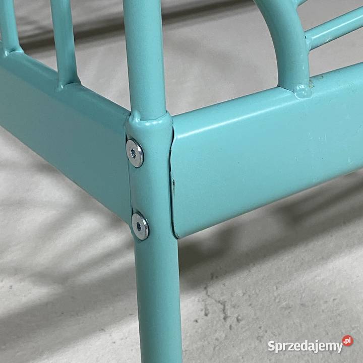 IKEA MINNEN łóżko rosnące rama łóżka turkusowe Meble