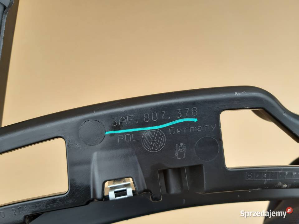 VW PASSAT B7 ŚLIZG ZDERZAKA PRAWY TYŁ 3AF807378 Trzciel sprzedam