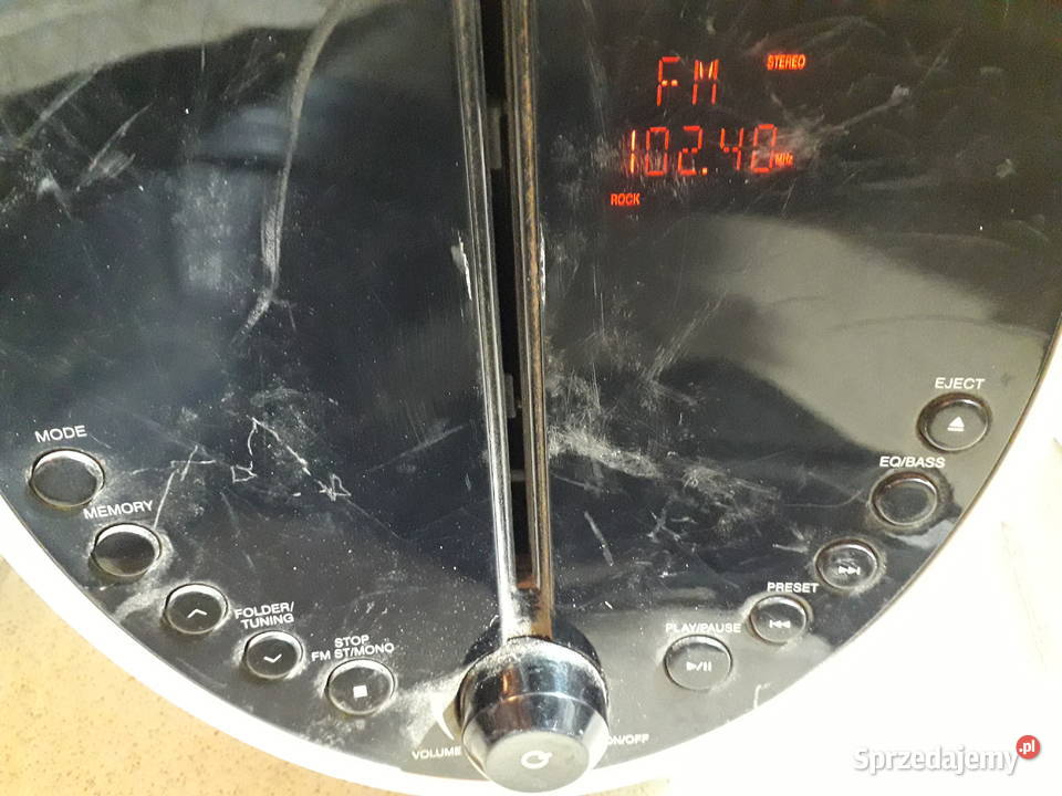 Oryginalne okrągłe radio CD głośniki sprzedam