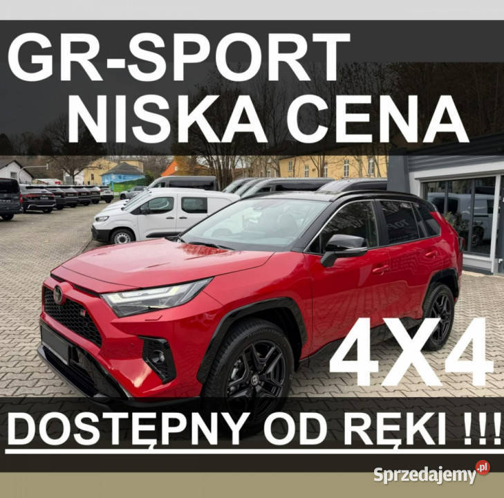 Toyota RAV4 GRSport 4X4 222 Hybryda Dostępny światła przeciwmgielne Szczecinek