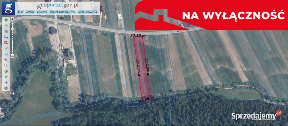 Działka strumyku Sprzedaż Łapsze Niżne