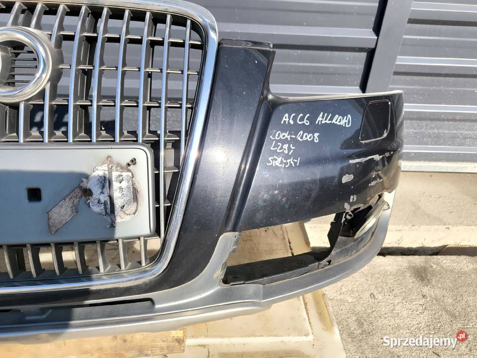 ZDERZAK PRZÓD AUDI A6 C6 ALLROAD SPRYSKI osobowe Przystajń sprzedam