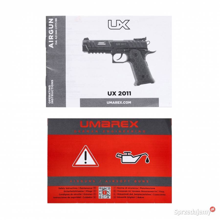 PISTOLET WIATRÓWKA UX 2011 45 MM CO2Ekaliber łódzkie Pabianice