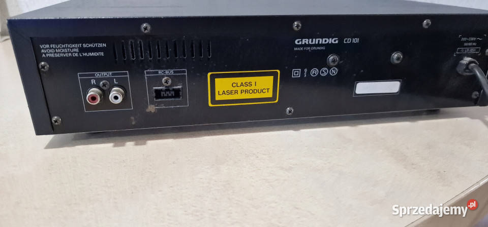 Grundig CD101 kompaktowy odtwarzacz CD player Międzychód