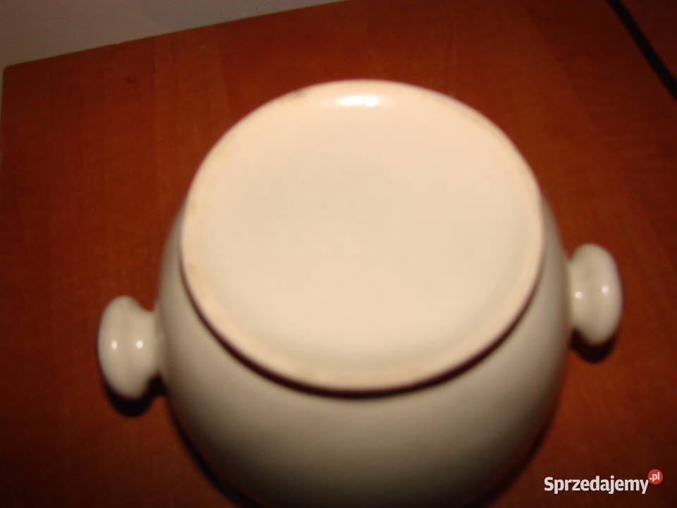 pojemnik kuchenny PRL wzór kaszubski Pruszcz Gdański