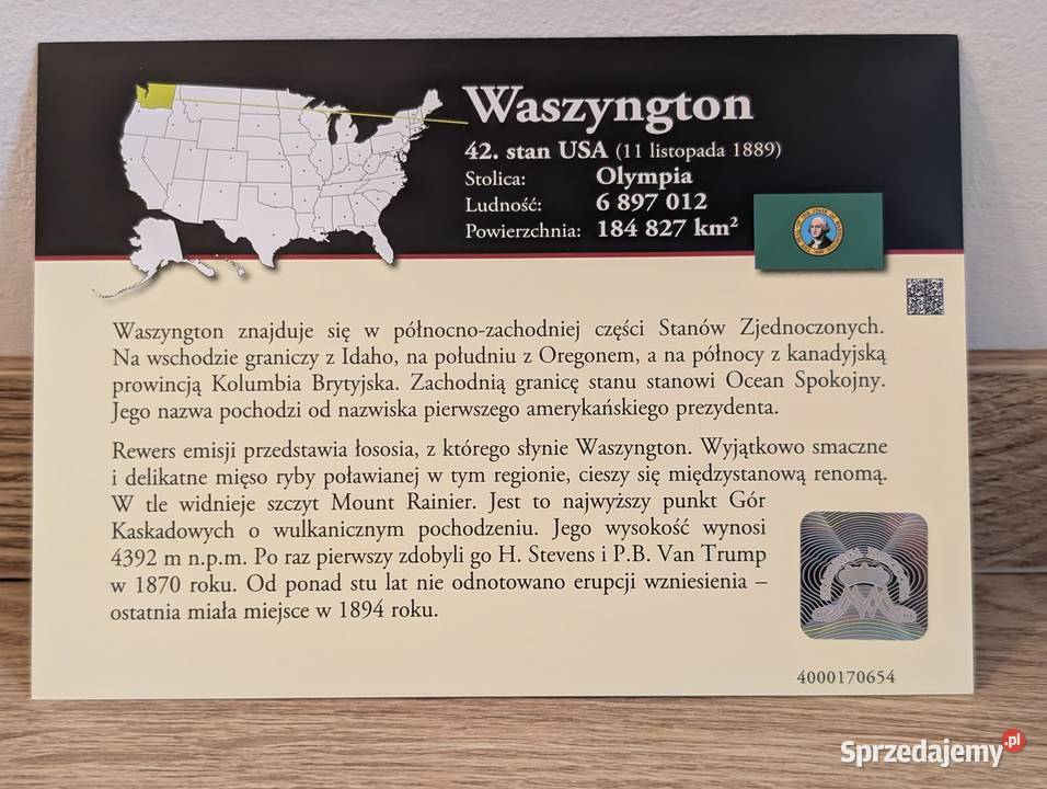 Komplet 50 State Quarters Uszlachetnione wielkopolskie