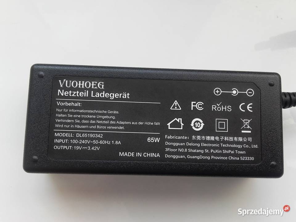 Zasilacz laptopowy Acer Toshiba FUJITSU AMILO zasilacze kujawsko-pomorskie sprzedam