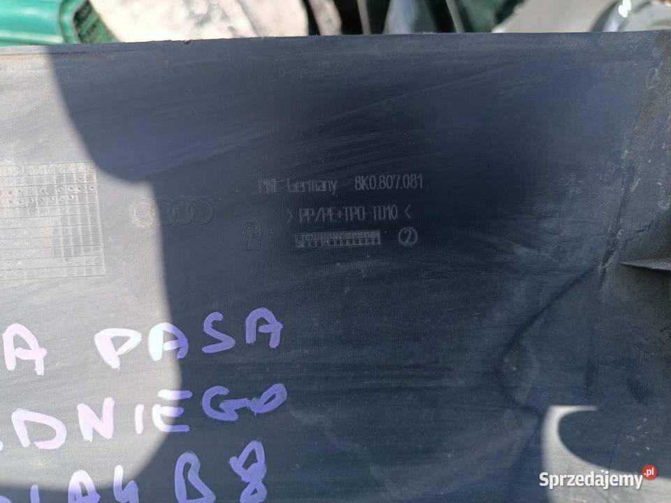 OSŁONA PASA PRZEDNIEGO AUDI A4 B8 8K0807081 wielkopolskie sprzedam
