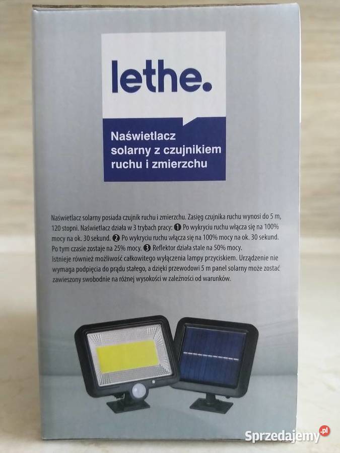 NAJTANIEJ Naświetlacz Solarny z Czujnikiem Ruchu śląskie Zabrze