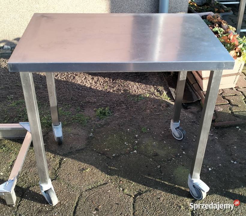 Stół gastronomiczny jezdny 90x60x85 Słupia Kapitulna