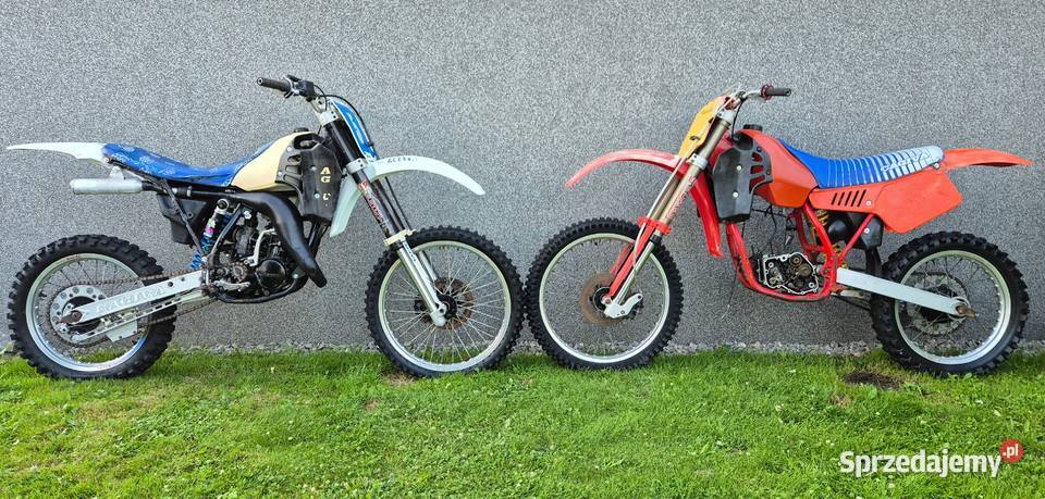 2 SZTUKI CAGIVA WMX 125 2T 19878r KLASYK Cross Świątniki Górne
