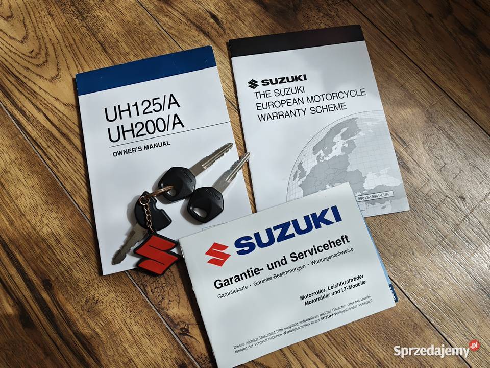Suzuki Burgman 125 ABS 2015 kat B Grzane manetki skuter Rakszawa