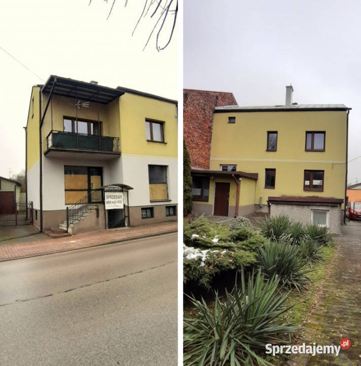 Dom z lokalami komercyjnymi i in szeregowa świętokrzyskie Chmielnik