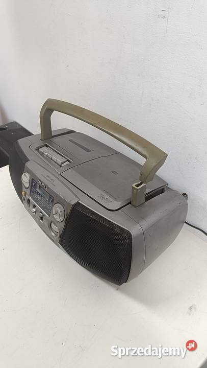 Radiomagnetofon przenośny z CD SONY CFDV27L Radioodtwarzacze Poznań sprzedam