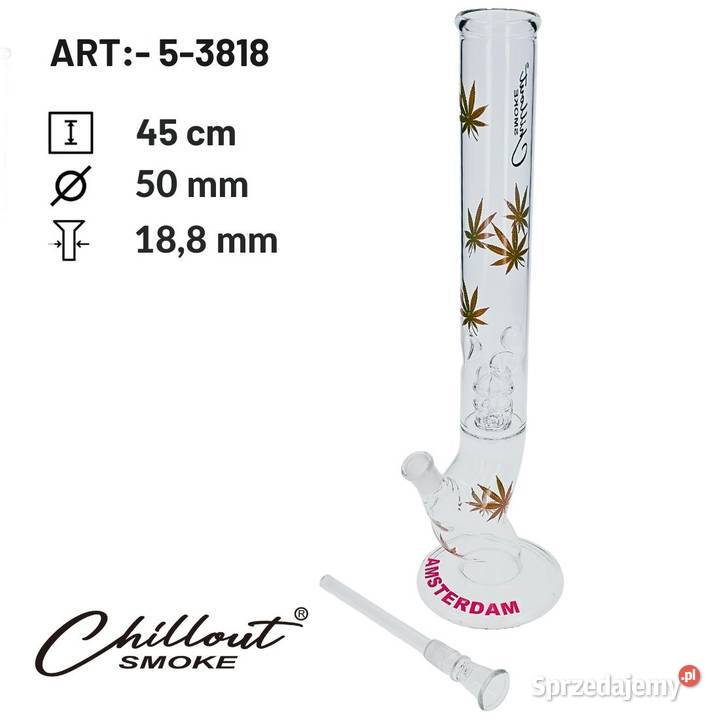 Bongo szklane Chillout Smoke Amsterdam 45 Pozostałe Ostrowy nad Okszą