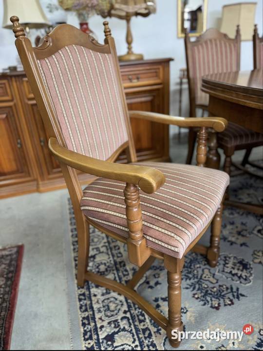 Duży rozkładany stół drewniany z 4 wkładkami i warmińsko-mazurskie Ełk