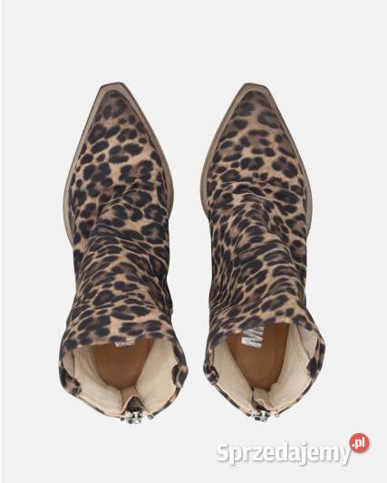 Kowbojki damskie z motywem w panterkę dolnośląskie Świdnica