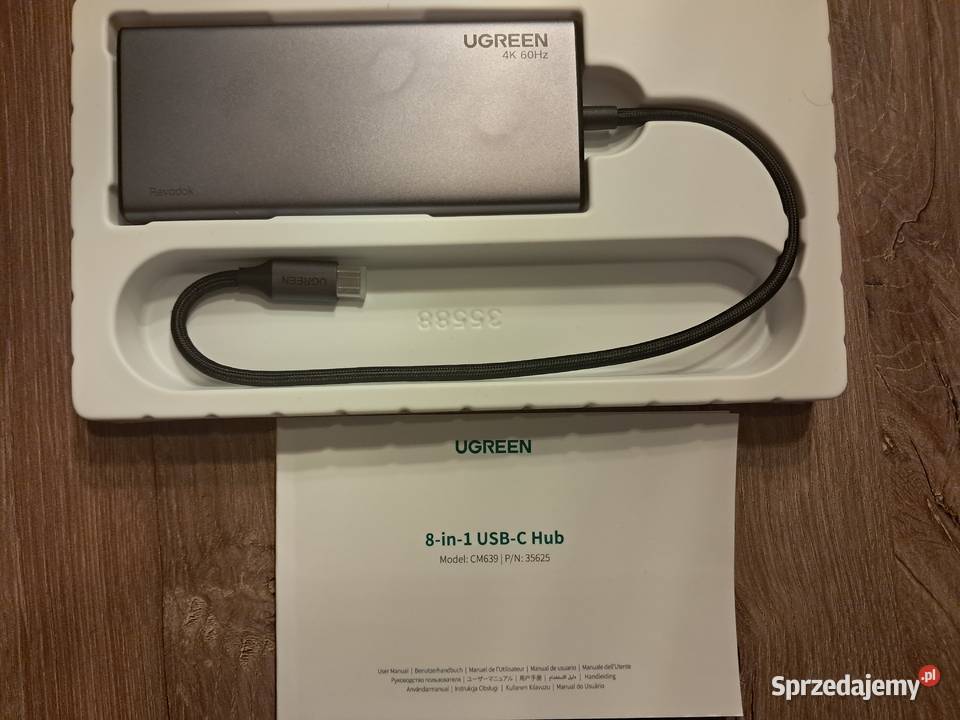 nowa stacja dokująca 8w1 ugreen brak paragonu Pozostałe Sandomierz