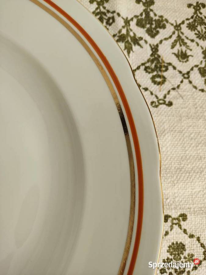 Talerz półmisek porcelanowy Ćmielów fi 33 Głuchołazy