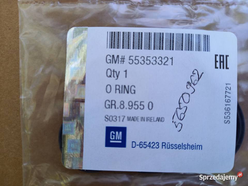 565096255353321 Uszczelka obudowy filtra oleju Części samochodowe Kraków
