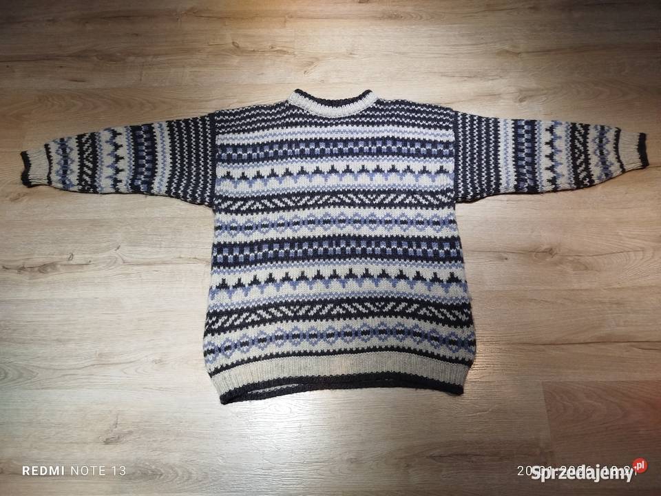 Sweter wełna 100 Stobi wielkopolskie