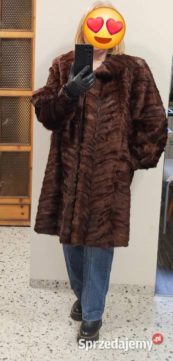 Futro naturalne z lisa lisich łapek Vintage XL Inny wzór małopolskie Oświęcim