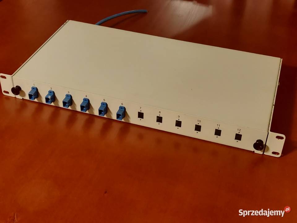 Zestaw przełącznic światłowodowych RACK 19 KRONE mazowieckie Wólka Brzózka