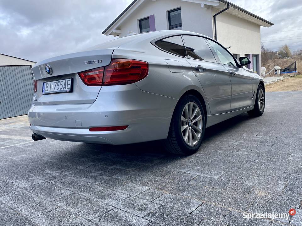 BMW 3GT 328i xDrive Bogate wyposażenie wielofunkcyjna kierownica Białystok