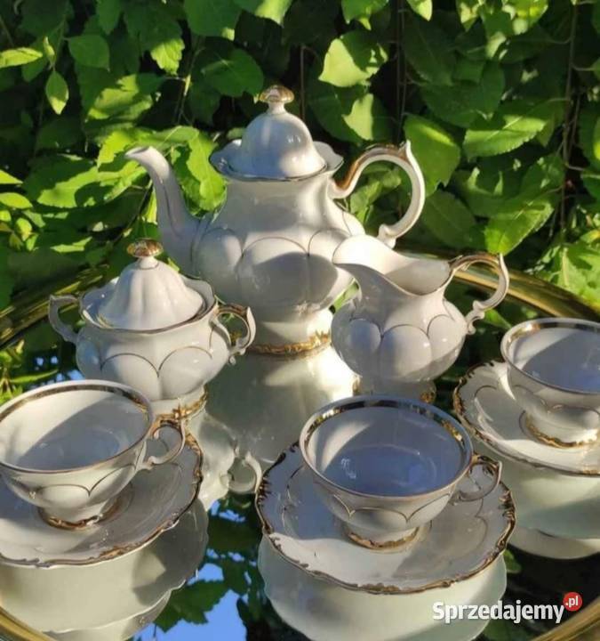 SONNENBERGER PORZELLAN zdobiona w BAUER LEHMAN łódzkie Pabianice