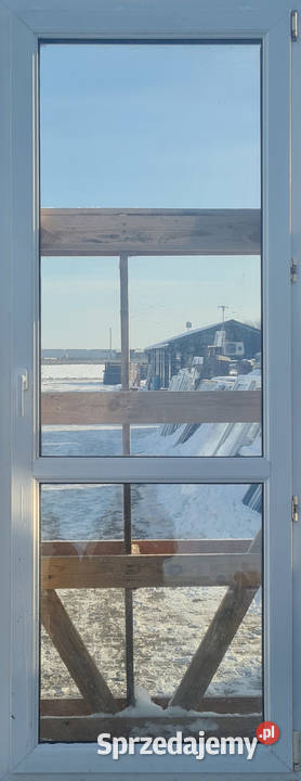 OKNA KacprzaK 87X228 Okno Balkonowe Używane PCV Siedlce