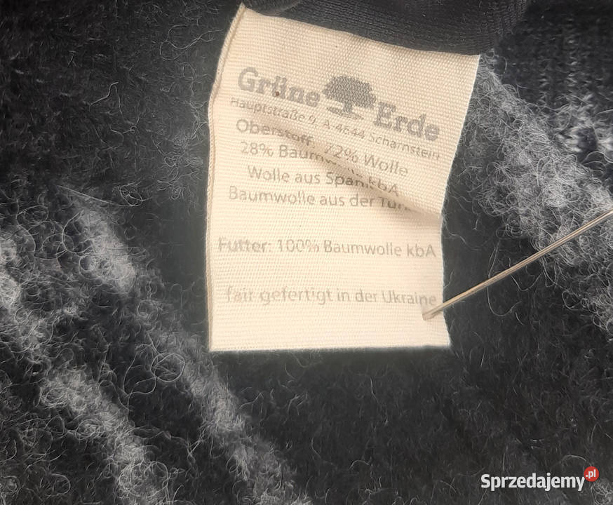 Wełniana spódnica z ozdobnym zamkiem z tyłu Warszawa