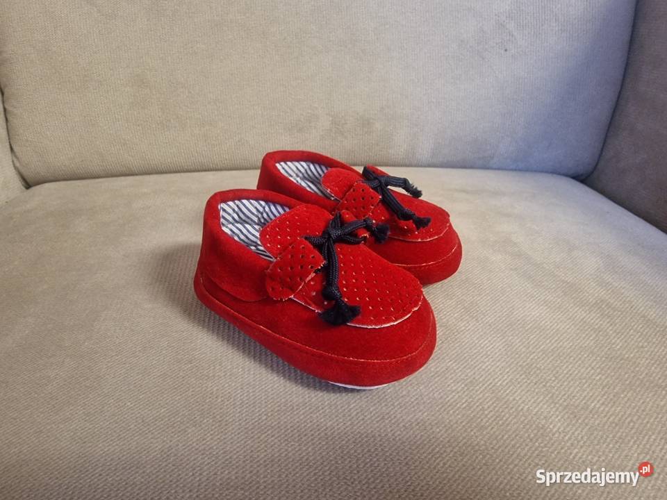 Buciki niemowlęce 10cm mazowieckie Ostrołęka