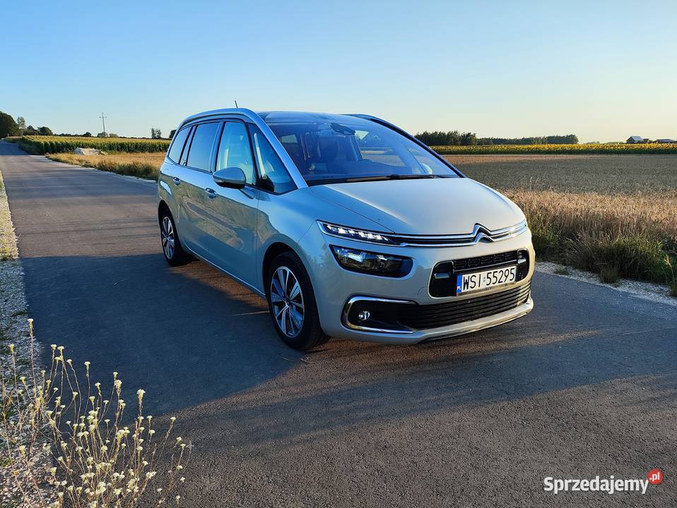 Citroen C4 Grand Picasso Shine 16 THP SS EAT Zarejestrowany w Polsce mazowieckie Siedlce