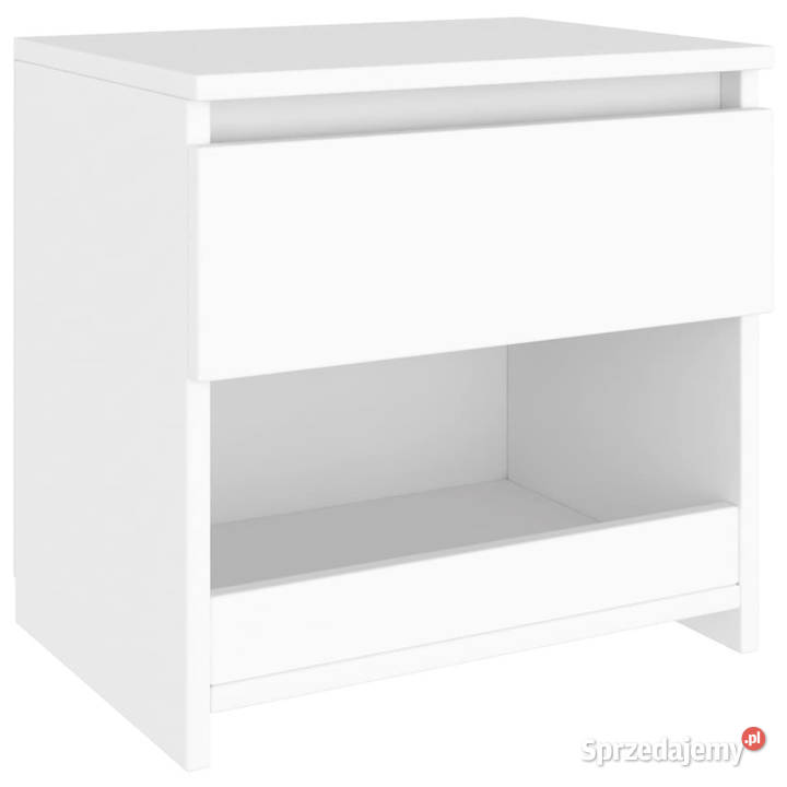 Szafka nocna biała 40x30x39 materiał Warszawa