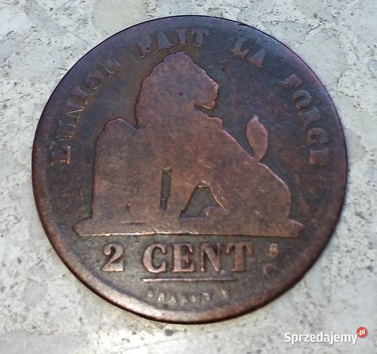 BELGIA 2 CENTYMY 1836 rMIDZ LEOPOLDRZADKA Numizmatyka mazowieckie Legionowo