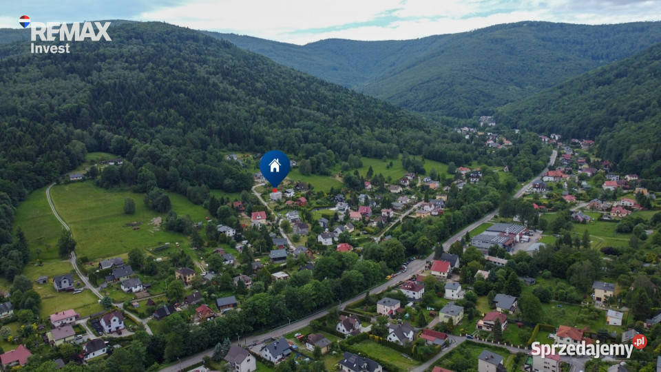 Dom z widokiem na kotlinę Bystra cisza las balkon Sprzedaż