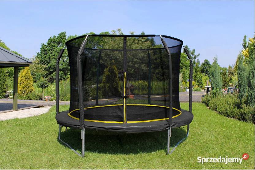 TRAMPOLINA Ogrodowa PREMIUM Drabinka Dzieci 10ft