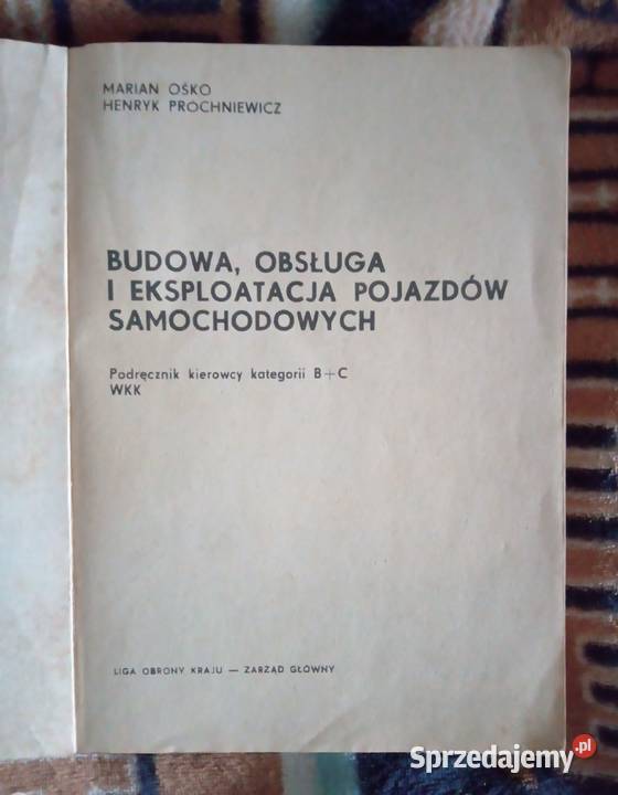 Sprzedam książkę Budowa obsługa i eksploatacja Bukowno sprzedam