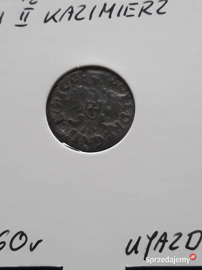 Szeląg koronny Jan II Kazimierz 1660 r Konin