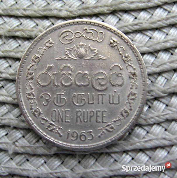 Cejlon 1 Rupia 1963r Kalisz sprzedam