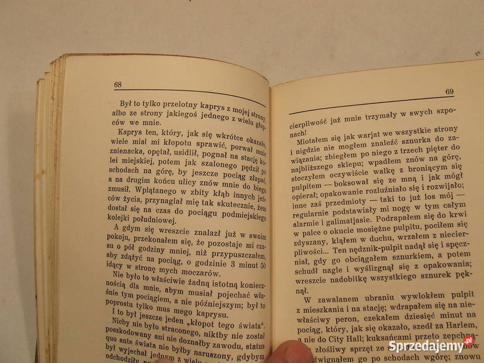 Moc życia P Mulford stara ksiązka 1930 śląskie Czeladź