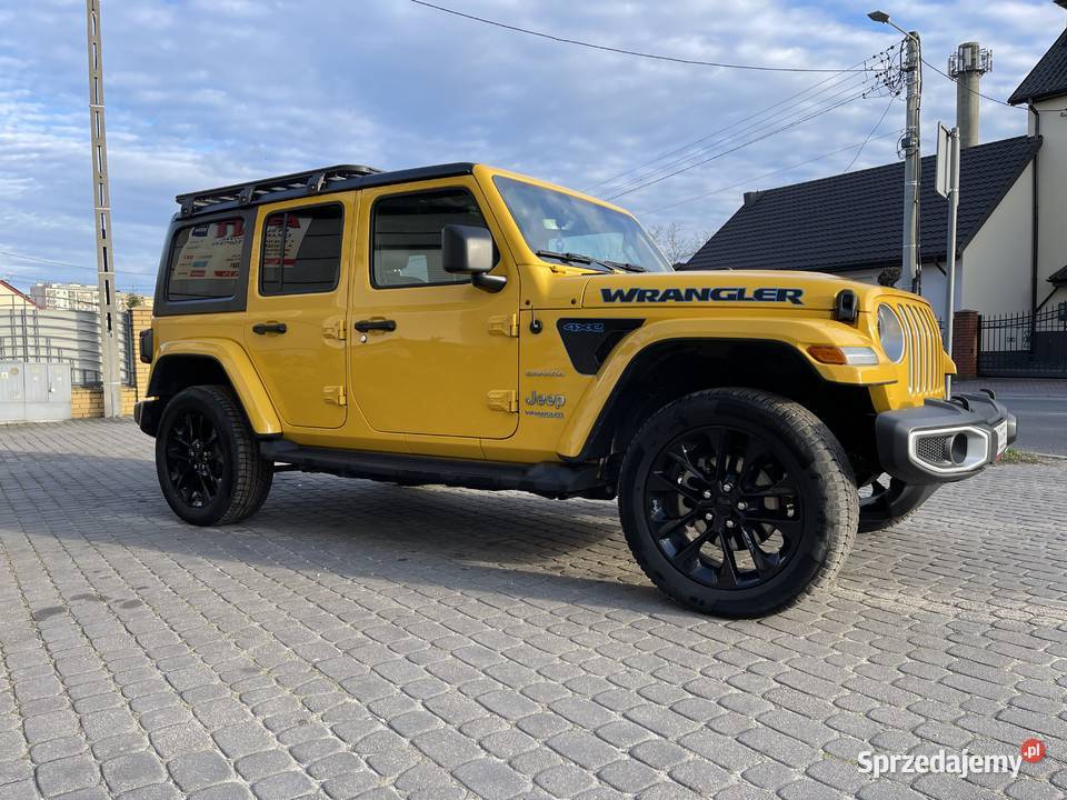 Jeep Wrangler Sahara 4XE nowy hybryda plugin pierwszy właściciel Kielce