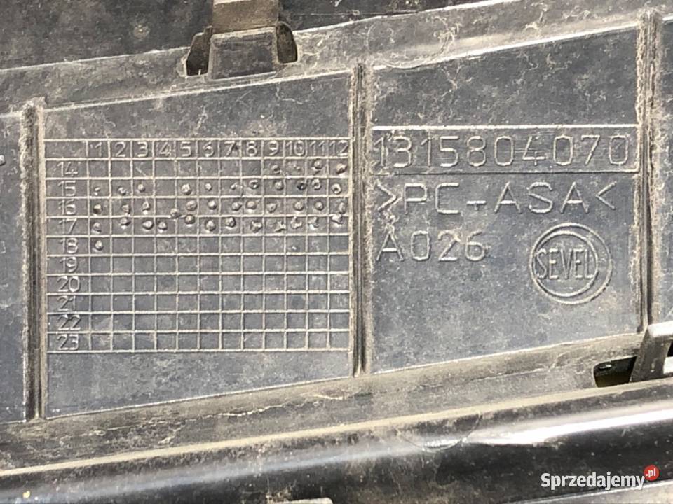 ATRAPA GRILL CITROEN JUMPER II 1315804070 podkarpackie