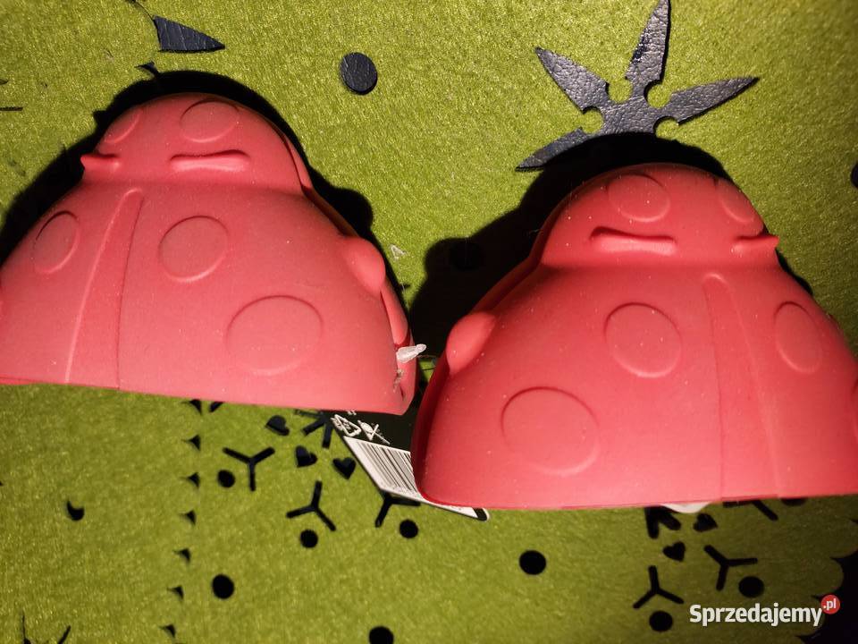 Łapki silikonowe czerwone biedronka Nowe Pozostałe Wrocław