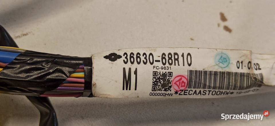 SUZUKI SWIFT MK8 WIĄZKA KABINY 14 osobowe Materiały instalacyjne Części samochodowe