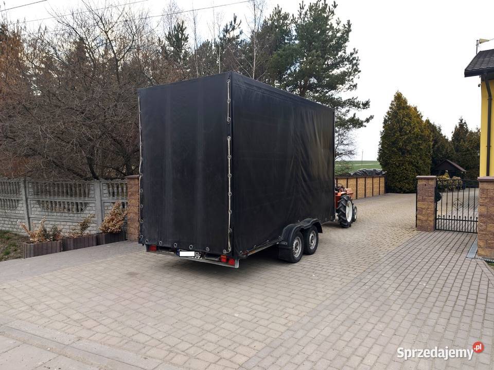 Przyczepa Laweta z Plandeką Pod MinikoparkęDMC towarowe