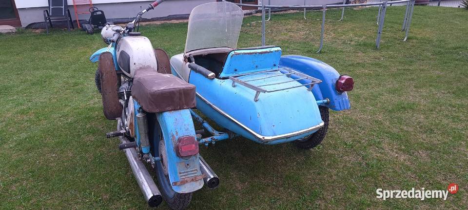 Izh iż jupiter z wózkiem bocznym Rok produkcji 1977 Tarnawa Dolna sprzedam
