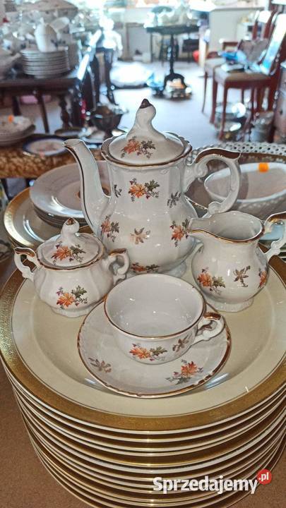 Serwis Miniaturka w jesienne kwiatuszki M Gdańsk sprzedam